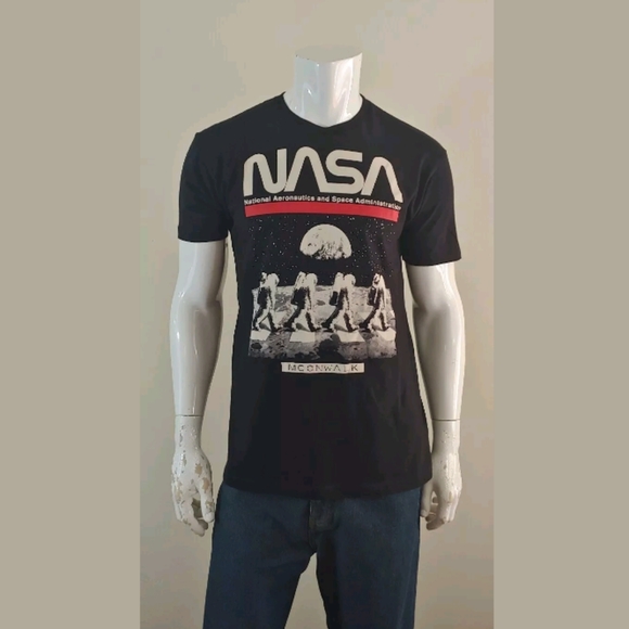 riot society Shirts Riot Society Nasa Moonwalk Graphic Tshirt